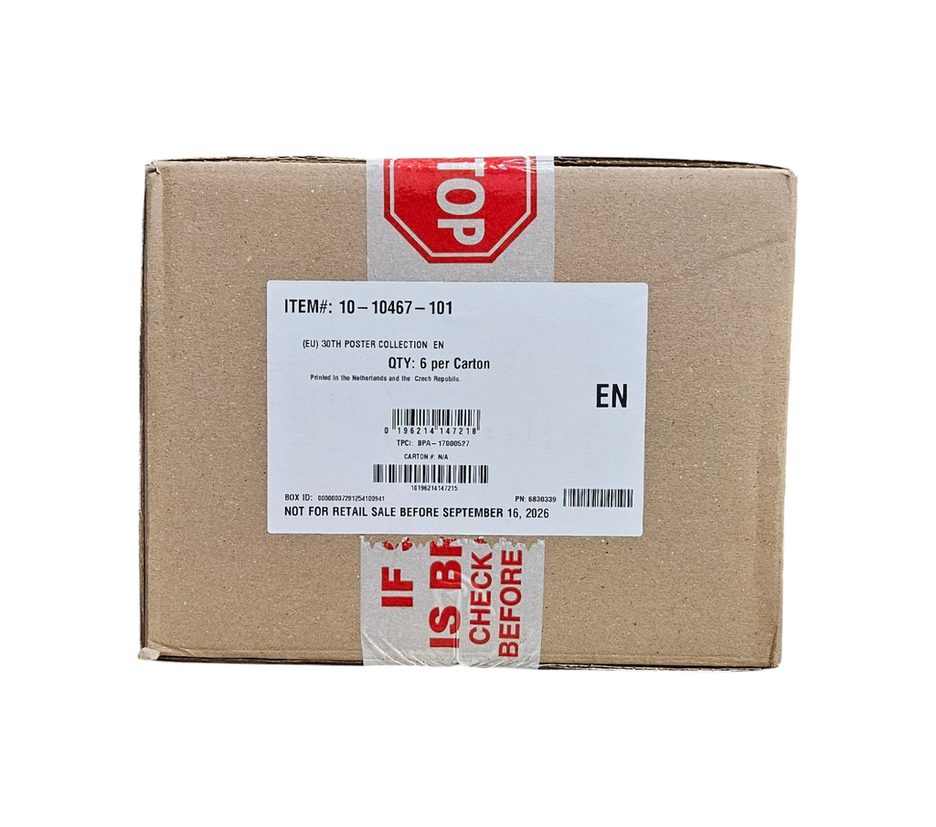 Pokemon 30th Anniversary Poster Collection - Sealed Case of 6