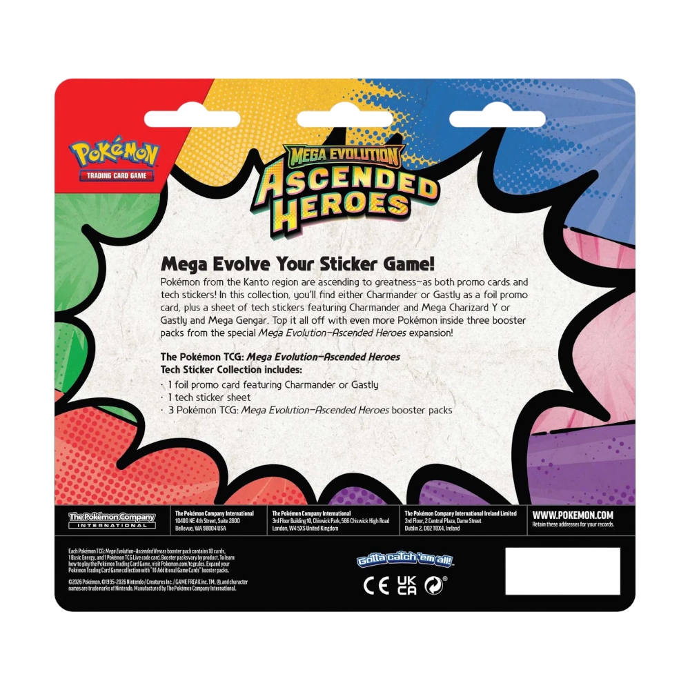 Pokémon TCG: Mega Evolution Ascended Heroes - Tech Sticker Collection