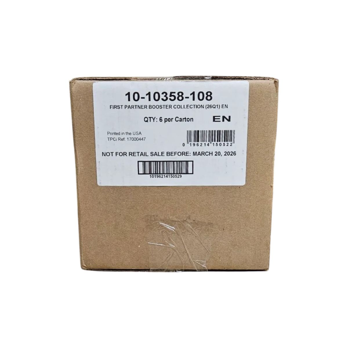 Pokemon TCG First Partner Illustration Collection Series 1 - Sealed Case Of 6