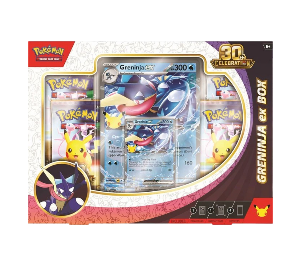 Pokemon 30th Anniversary Greninja Ex Box