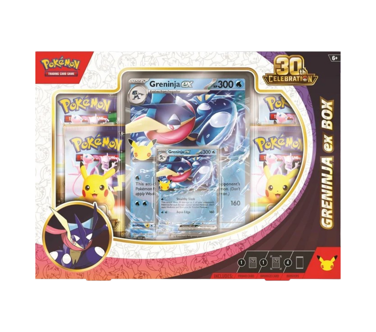 Pokemon 30th Anniversary Greninja Ex Box