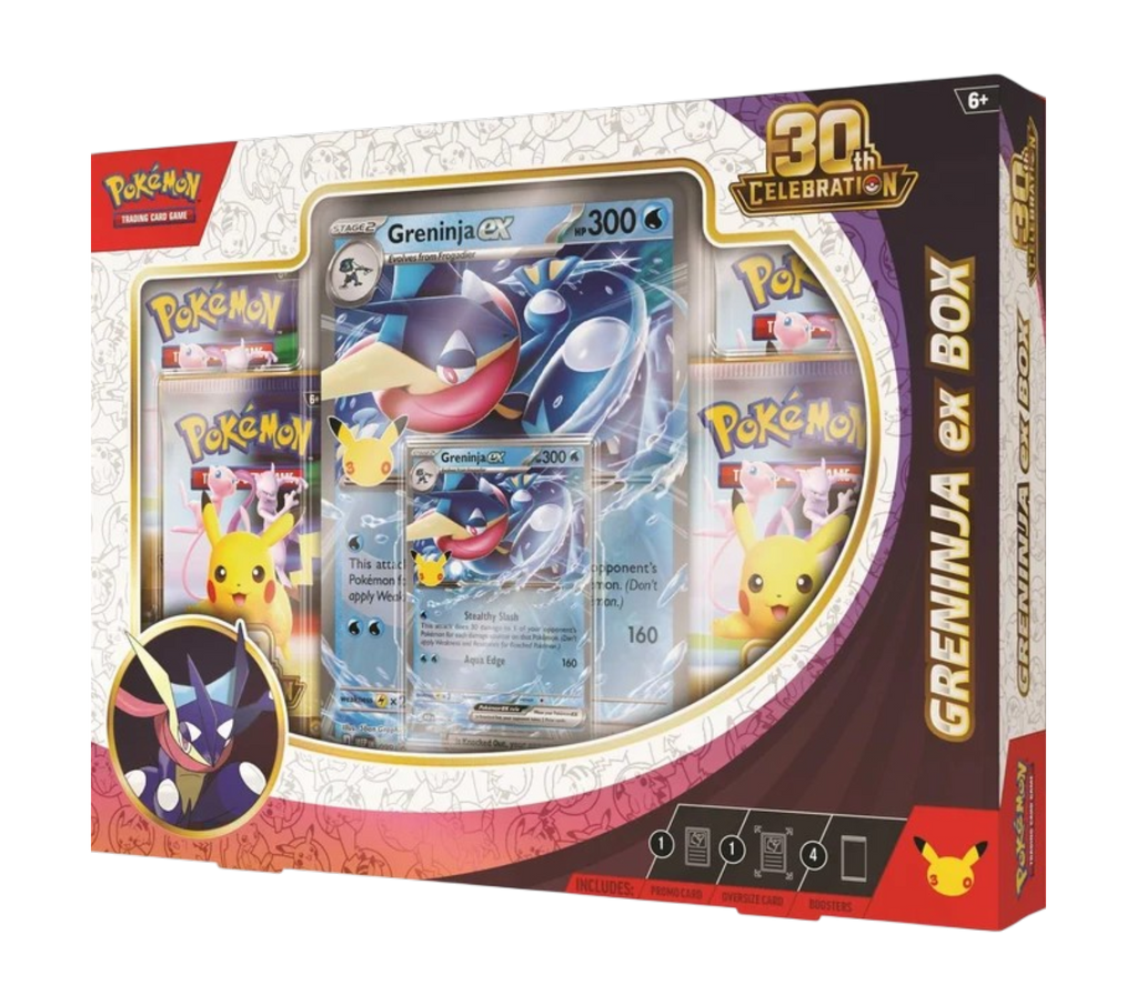 Pokemon 30th Anniversary Greninja Ex Box
