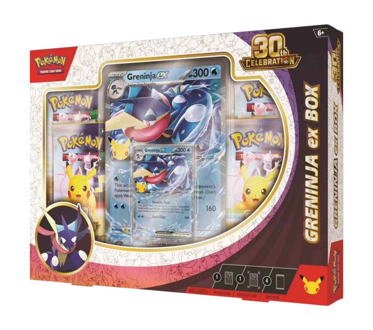 Pokemon 30th Anniversary Greninja Ex Box