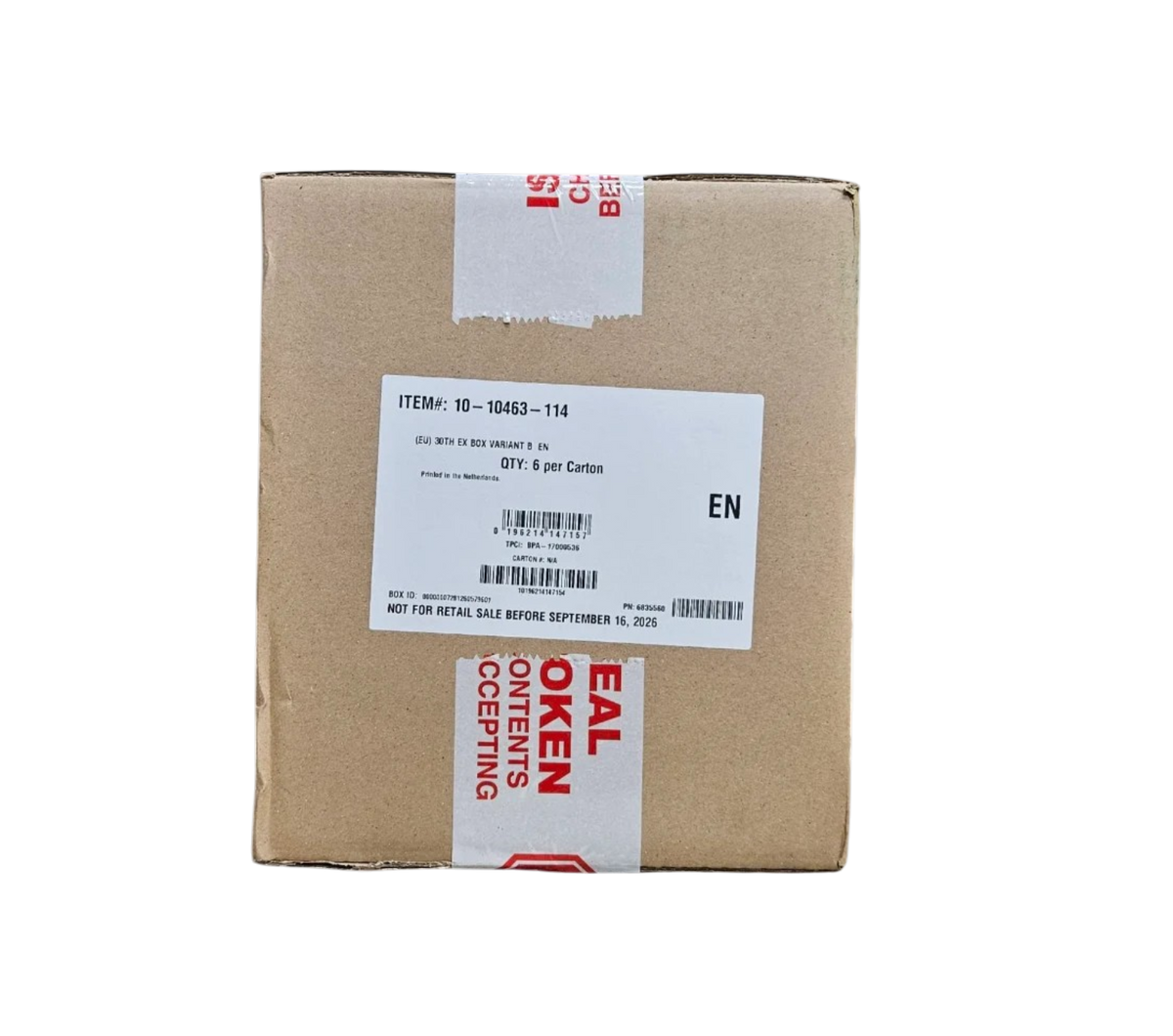 Pokemon 30th Anniversary Greninja Ex Box - Sealed Case of 6