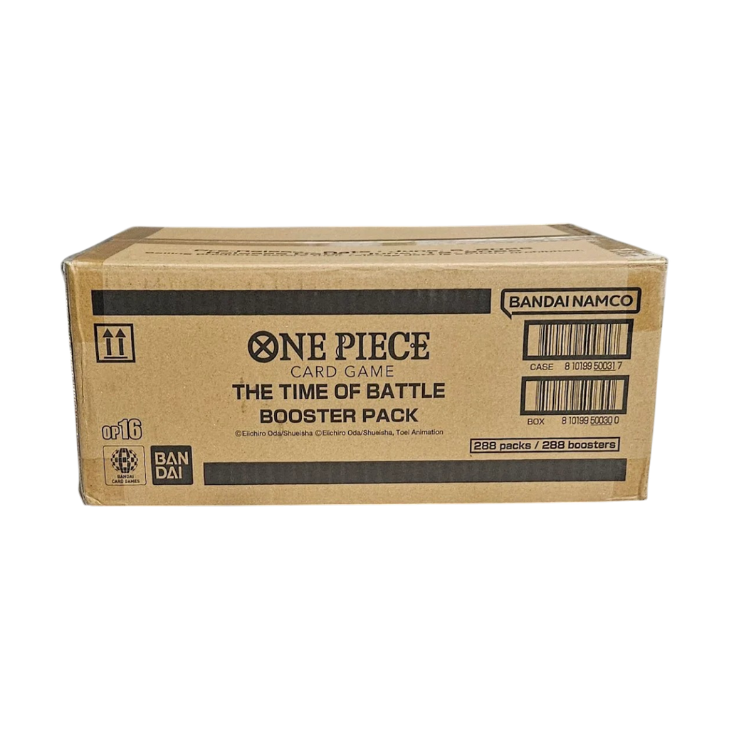 One Piece OP16 The Time Of Battle English Sealed Booster Box Case - English