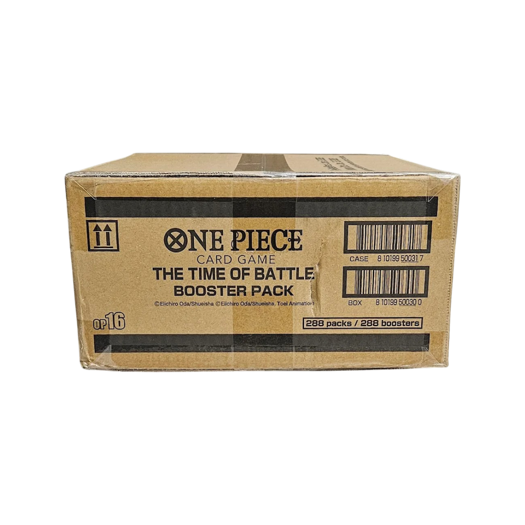 One Piece OP16 The Time Of Battle English Sealed Booster Box Case - English