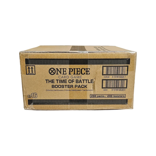 One Piece OP16 The Time Of Battle English Sealed Booster Box Case - English