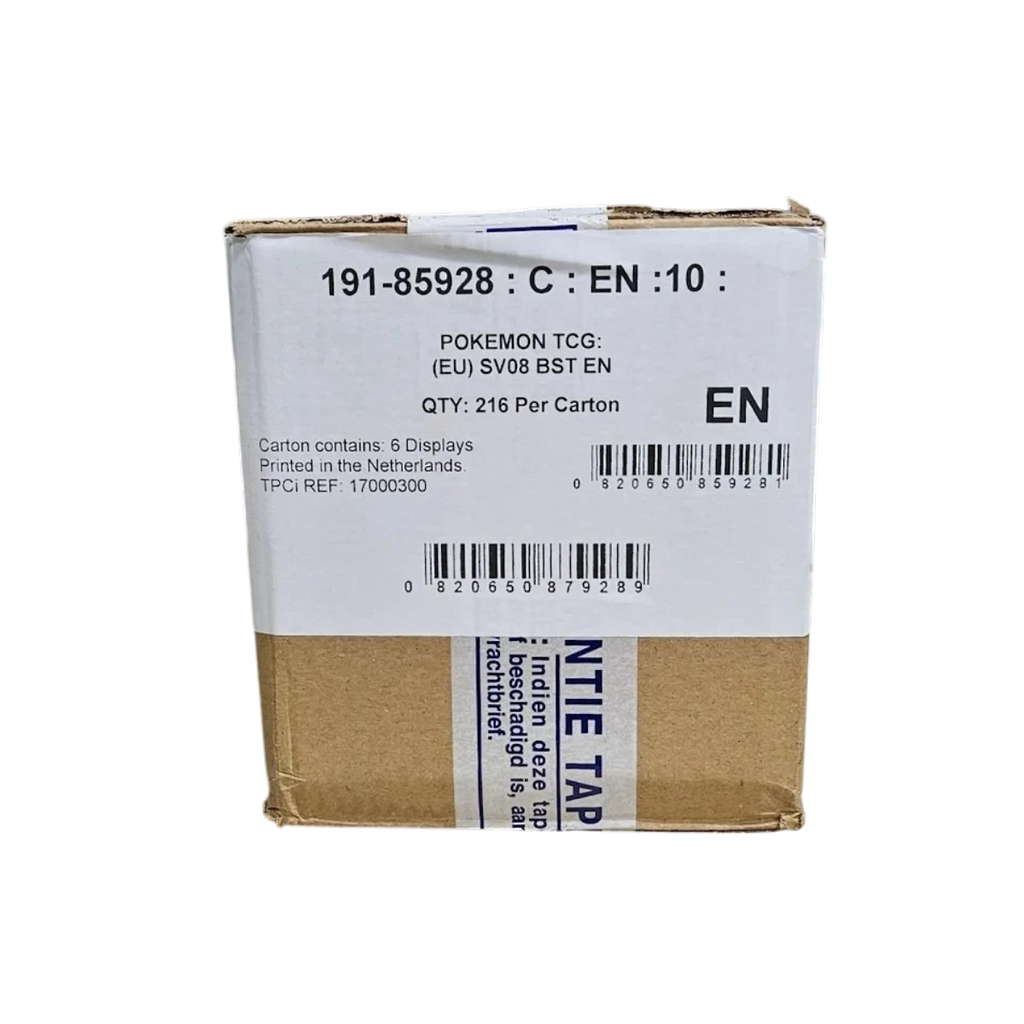 Pokemon TCG: Surging Sparks Booster Box Case - Sealed x6 Booster Boxes