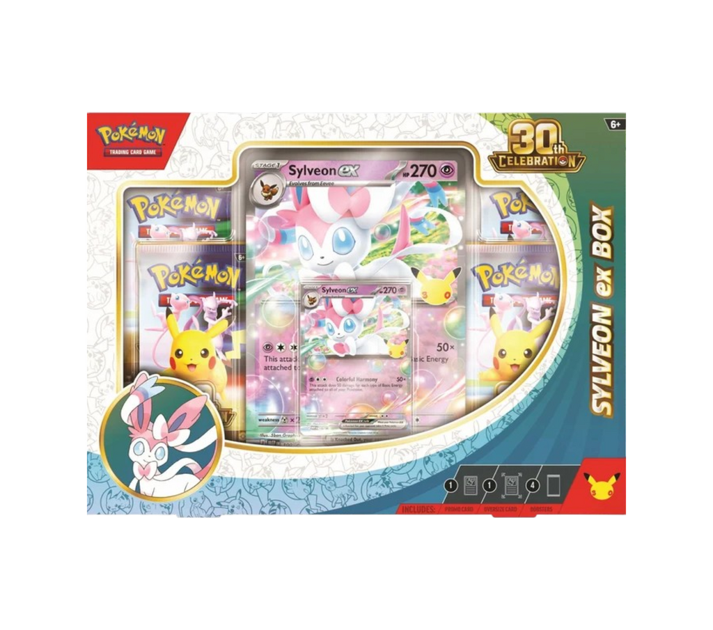 Pokemon 30th Anniversary Sylveon Ex Box