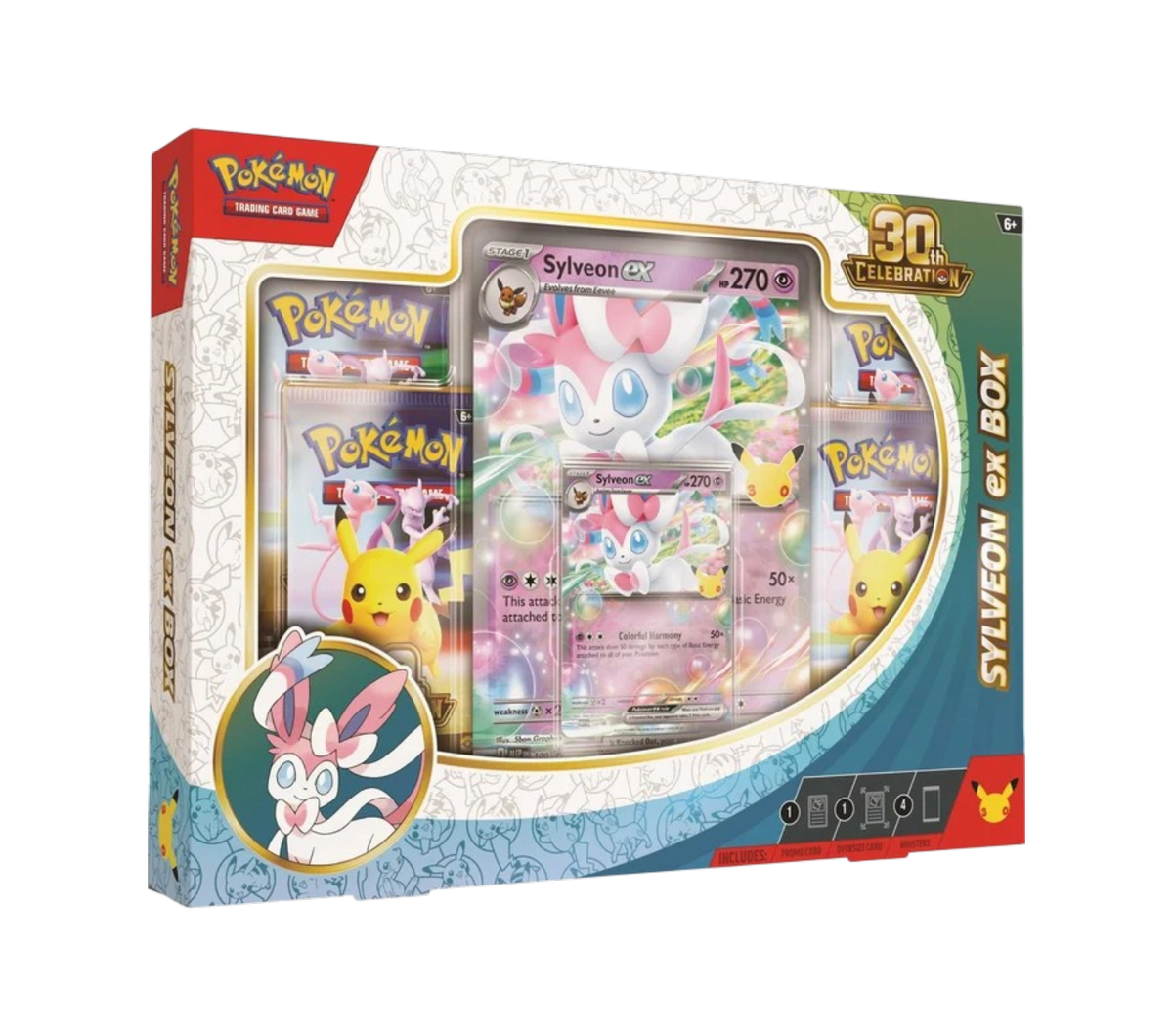 Pokemon 30th Anniversary Sylveon Ex Box