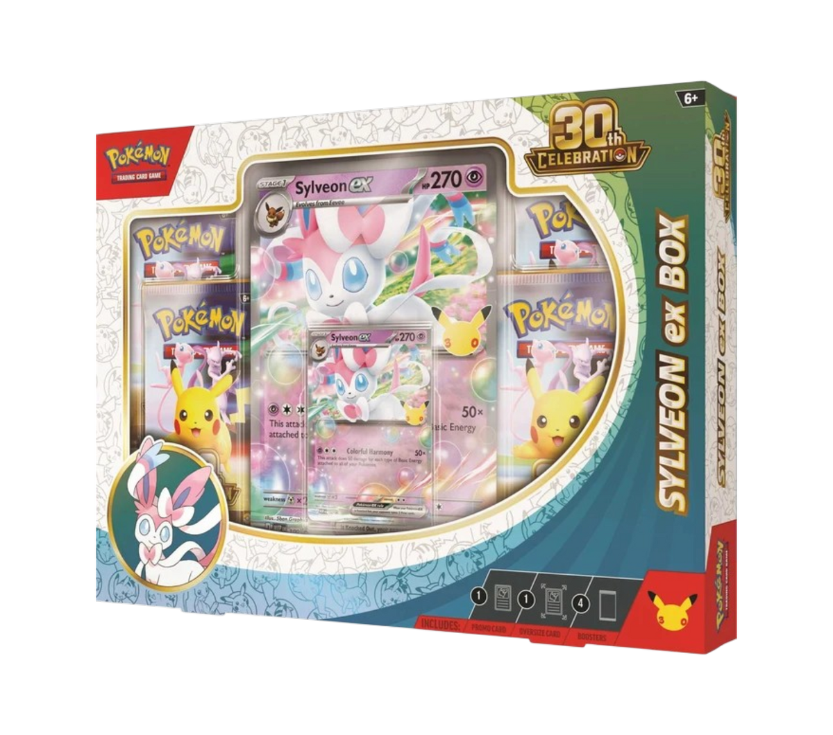 Pokemon 30th Anniversary Sylveon Ex Box
